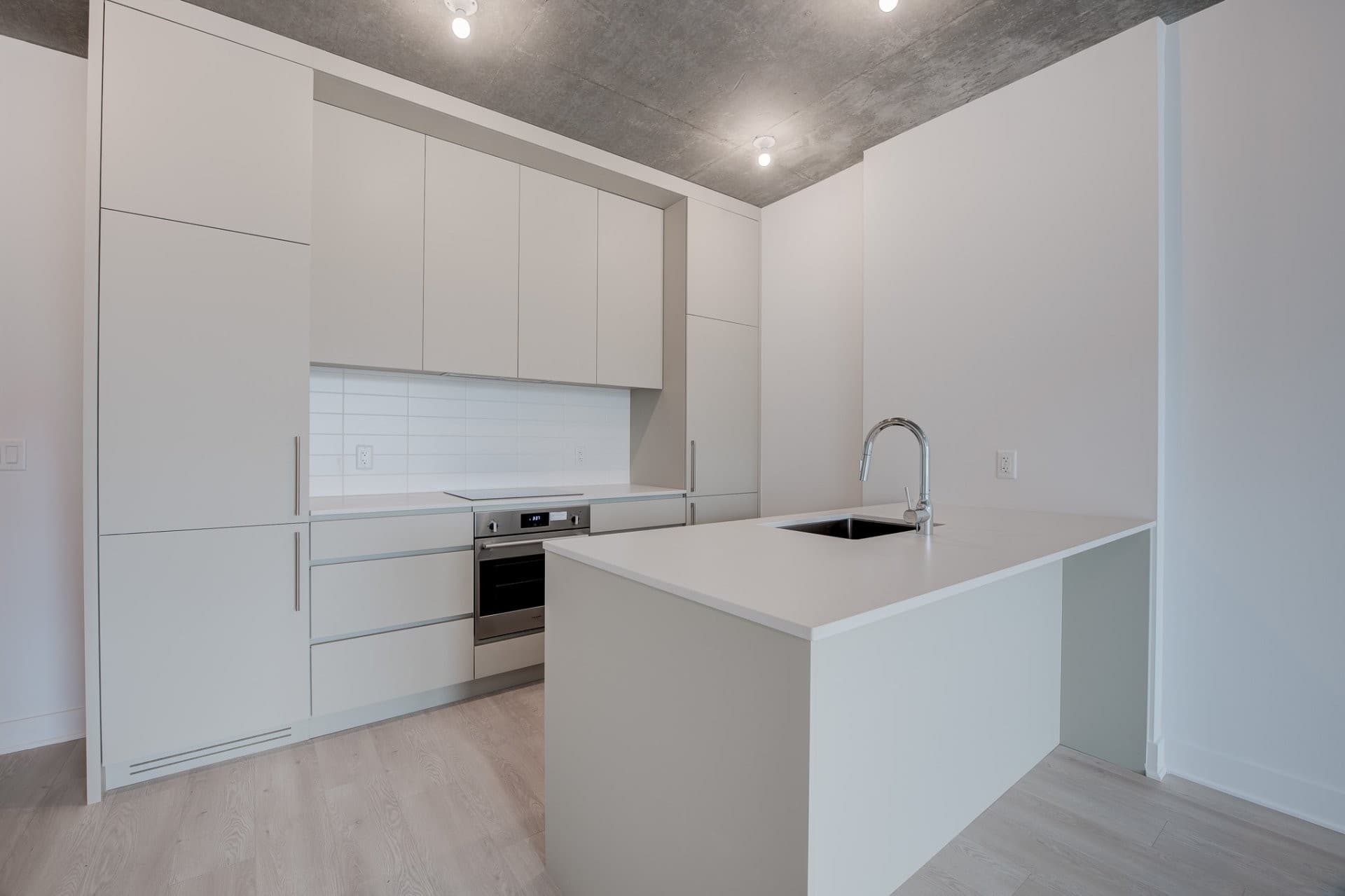 DISPONIBLE IMMÉDIATEMENT -- NEUF, JAMAIS HABITÉ ! Bienvenue au projet LES LOGES ! Superbe condo d'une chambre fermée, à quelques pas du métro Assomption. Lumineux et moderne, il offre une grande fenestration, des plafonds de 9 pi, des comptoirs de quartz et des électroménagers haut de gamme. Profitez de 20 000 pi² d'espaces communs exceptionnels : immense piscine sur le toit, jacuzzi et sauna à l'année, chalet urbain, vues panoramiques, promenade, observatoire, gym entièrement équipé, espaces de coworking et plus encore. Un projet offrant un milieu de vie exceptionnel !