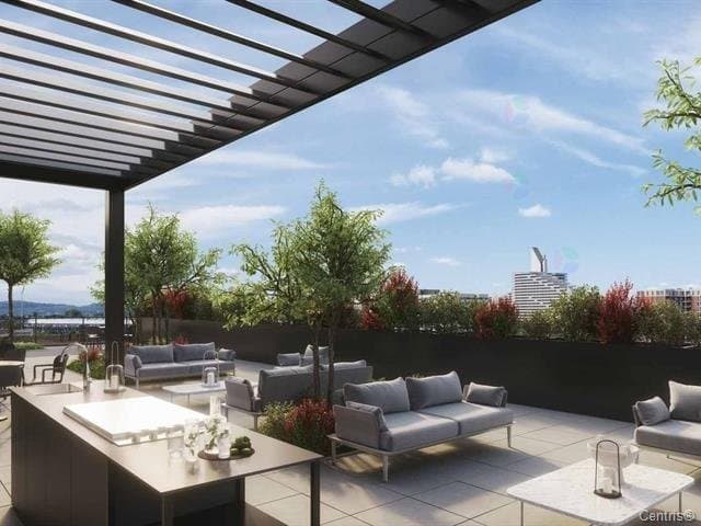 DISPONIBLE IMMÉDIATEMENT -- NEUF, JAMAIS HABITÉ ! Bienvenue au projet LES LOGES ! Superbe condo d'une chambre fermée, à quelques pas du métro Assomption. Lumineux et moderne, il offre une grande fenestration, des plafonds de 9 pi, des comptoirs de quartz et des électroménagers haut de gamme. Profitez de 20 000 pi² d'espaces communs exceptionnels : immense piscine sur le toit, jacuzzi et sauna à l'année, chalet urbain, vues panoramiques, promenade, observatoire, gym entièrement équipé, espaces de coworking et plus encore. Un projet offrant un milieu de vie exceptionnel !
